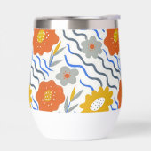 Modern Abstract Flowers Boho Wavy (Links)