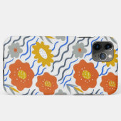 Modern Abstract Flowers Boho Wavy Case-Mate iPhone Case (Achterkant (horizontaal))