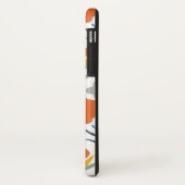 Modern Abstract Flowers Boho Wavy Case-Mate iPhone Case (Achterkant/links)