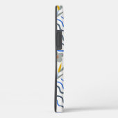 Modern Abstract Flowers Boho Wavy Case-Mate iPhone Case (Achterkant / Rechts)