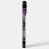 Modern Abstract fractaal Paars en groen ontwerp Case-Mate iPhone Case (Achterkant / Rechts)