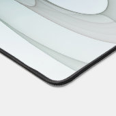 Modern Abstract Fractal Art Blue Turquoise Gray Bureaumat (Hoek)