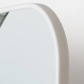 Modern Abstract Fractal Art Blue Turquoise Gray Pickleball Paddle (Links Detail)