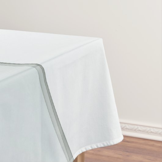 Modern Abstract Fractal Art Blue Turquoise Gray Tafelkleed (Voorbeeld)