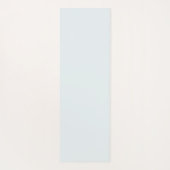 Modern Abstract Fractal Art Blue Turquoise Gray Yogamat (Achterkant)