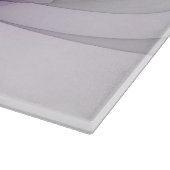 Modern Abstract fractal Art Lavender Gray Snijplank (Hoek)