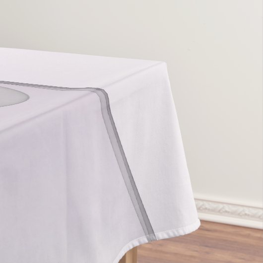 Modern Abstract fractal Art Lavender Gray Tafelkleed (Voorbeeld)