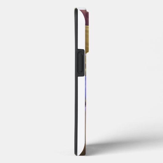 Modern Abstract Fractal Kleurrijk Bloem Monogram Case-Mate iPhone Case (Achterkant / Rechts)