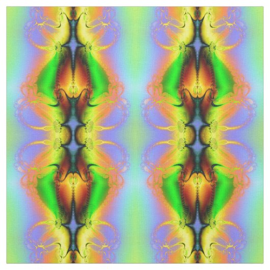 Modern Abstract Fractal Pattern Stof (Swatch)