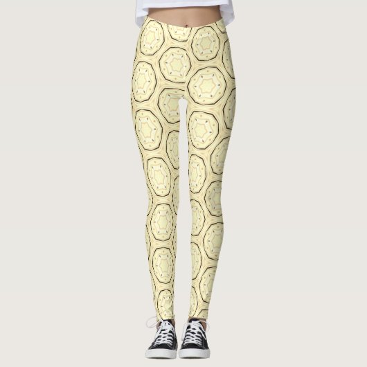 Modern Abstract fruit Leggings (Voorkant)