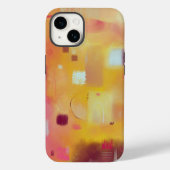 Modern Abstract geel Case-Mate iPhone Case (Achterkant)