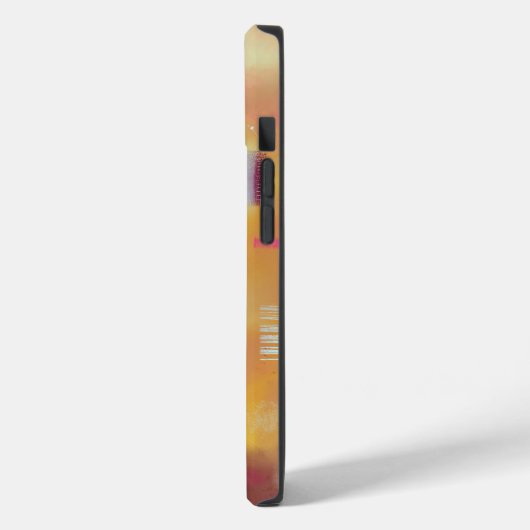 Modern Abstract geel Case-Mate iPhone Case (Achterkant / Links)