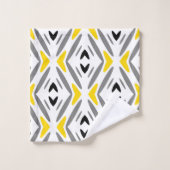 Modern Abstract Geel Diamond Bad Handdoek (Wasdoekje)