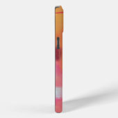 Modern Abstract geel, gepersonaliseerd Case-Mate iPhone Case (Achterkant / Rechts)