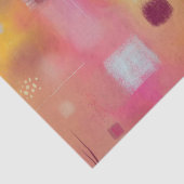 Modern Abstract geel Tissuepapier (Detail)