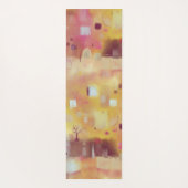 Modern Abstract geel Yogamat (Achterkant)