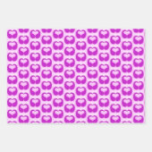 Modern Abstract geënvelopeerd kunstpatroon Inpakpapier Vel (Voorkant 2)