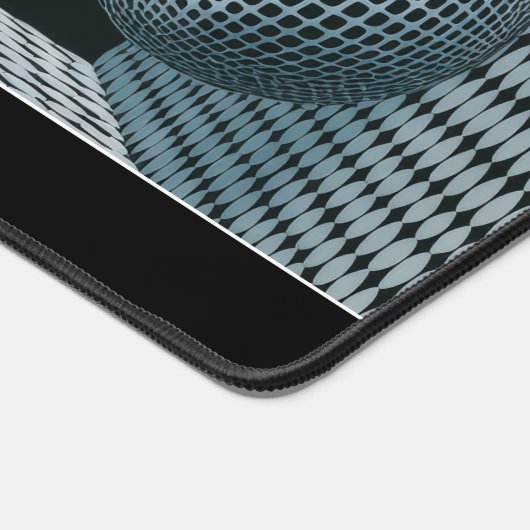 Modern Abstract Geometric Black White Pattern Bureaumat (Hoek)