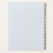 Modern Abstract Geometric Circles Planner (Achterkant)