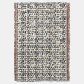 Modern abstract geometric digital pattern 1259 deken (Voorkant Verticaal)