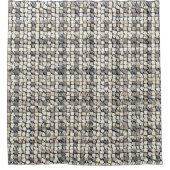 Modern abstract geometric digital pattern 1259 douchegordijn (Voorkant)