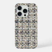 Modern abstract geometric digital pattern 1259 iPhone hoesje (Achterkant)