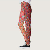 Modern abstract geometric digital pattern 1274 leggings (Links)