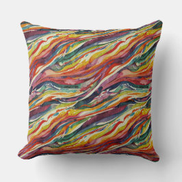 Modern abstract geometric digital pattern 40 kussen