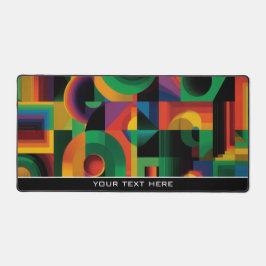 Modern Abstract Geometric Vibrant Energetic Shapes Bureaumat