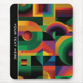 Modern Abstract Geometric Vibrant Energetic Shapes Muismat