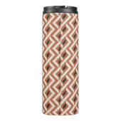 Modern Abstract geometrisch 1 - Amaro, Panna Cotta Thermosbeker (Achterkant)