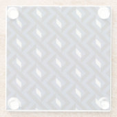 Modern Abstract geometrisch 4 Glazen Onderzetter (Achterkant)