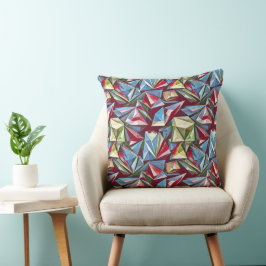 Modern abstract geometrisch digitaal patroon 44 kussen
