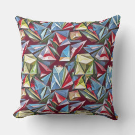 Modern abstract geometrisch digitaal patroon 44 kussen