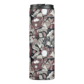 Modern abstract geometrisch digitaal patroon 46 thermosbeker (Achterkant)