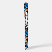 Modern abstract geometrisch digitaal patroon 50 Case-Mate iPhone case (Achterkant / Links)