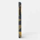 Modern, abstract, geometrisch driehoekpatroon in d Case-Mate iPhone case (Achterkant/links)