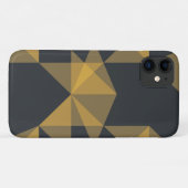 Modern, abstract, geometrisch driehoekpatroon in d Case-Mate iPhone case (Achterkant (horizontaal))