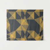 Modern, abstract, geometrisch driehoekpatroon in d wandkleed (Voorkant (horizontaal))
