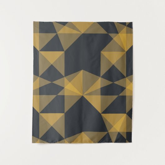 Modern, abstract, geometrisch driehoekpatroon in d wandkleed (Voorkant)