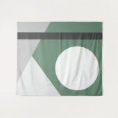 Modern Abstract geometrisch maangebergte Afbeeldin Wandkleed (Voorkant (horizontaal))