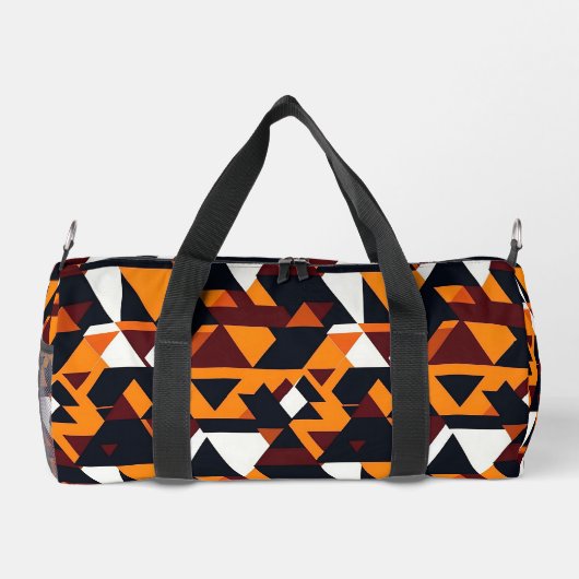 Modern abstract geometrisch patroon 1 - Duffle Bag Plunjezak (Achterkant)