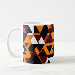 Modern abstract geometrisch patroon 1 - Koffie Mok