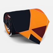 Modern abstract geometrisch patroon 1 - Mannen Str Stropdas (Opgerold)