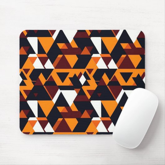 Modern abstract geometrisch patroon 1 - Muismat (Met muis)