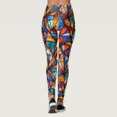Modern abstract geometrisch patroon 26 - Leggings (Achterkant)