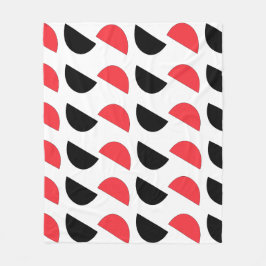 Modern Abstract geometrisch patroon Fleece Deken