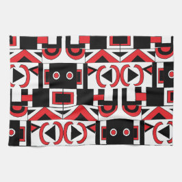 Modern Abstract geometrisch patroon Theedoek