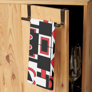 Modern Abstract geometrisch patroon Theedoek