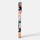 Modern abstract geometrisch patroonontwerp 45 Case-Mate iPhone case (Achterkant / Rechts)